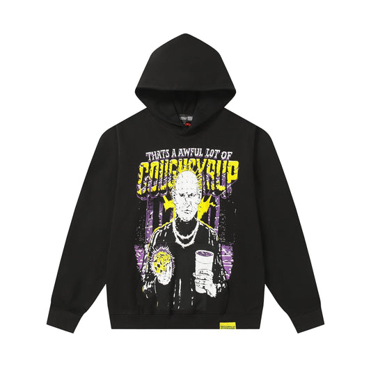 THAT'S A AWFUL LOT OF COUGH SYRUP Star Graphic Hoodie ¡ª hero