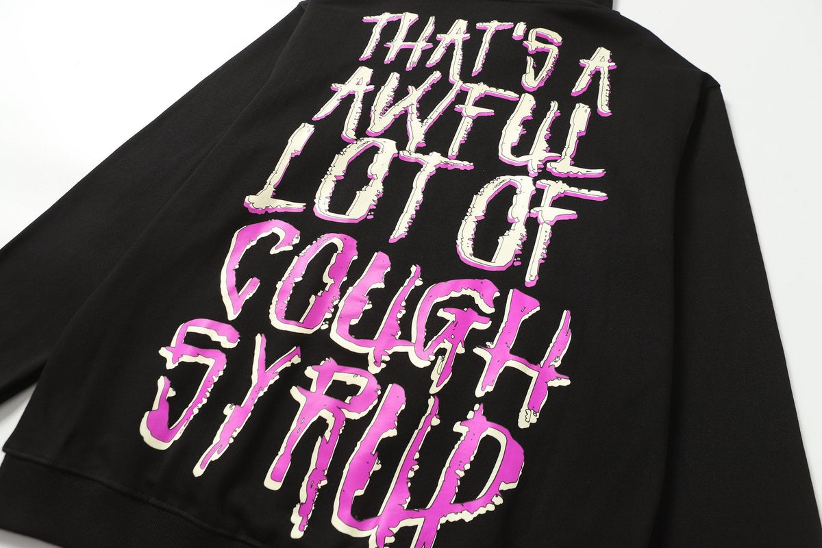 THAT'S A AWFUL LOT OF COUGH SYRUP Tomorrow Star Graphic Hoodie ¡ª detail