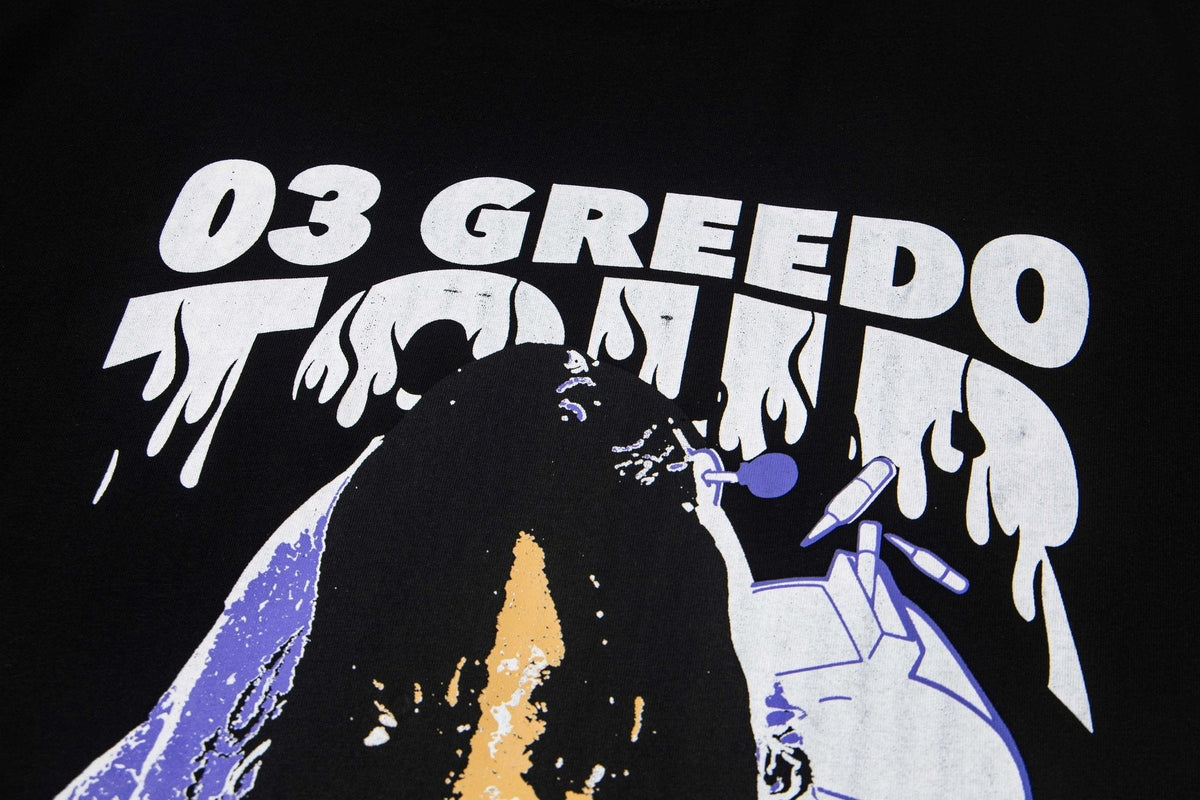 THAT'S A AWFUL LOT OF COUGH SYRUP Portrait Tour Graphic T-Shirt ¡ª detail