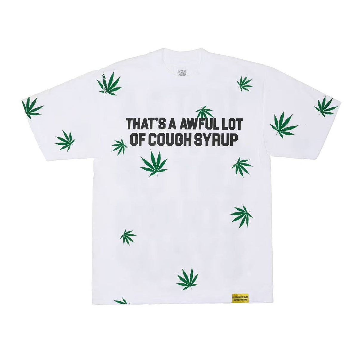 THAT'S A AWFUL LOT OF COUGH SYRUP Leaf Graphic T-Shirt ¡ª hero