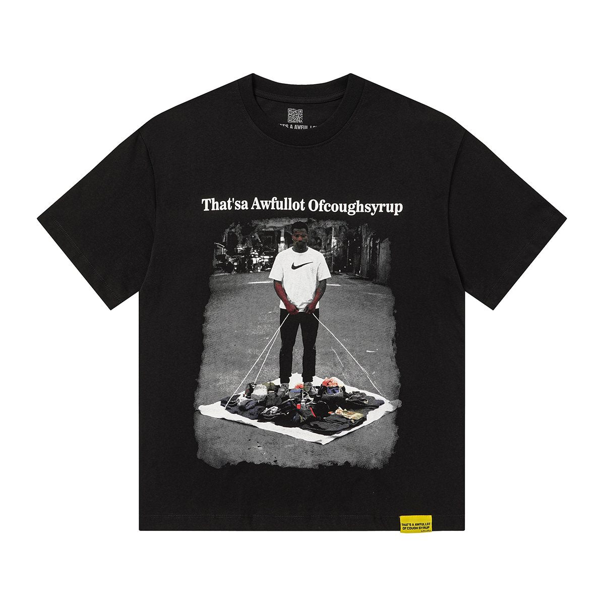 THAT'S A AWFUL LOT OF COUGH SYRUP Short-Sleeve Graphic T-Shirt ¡ª hero