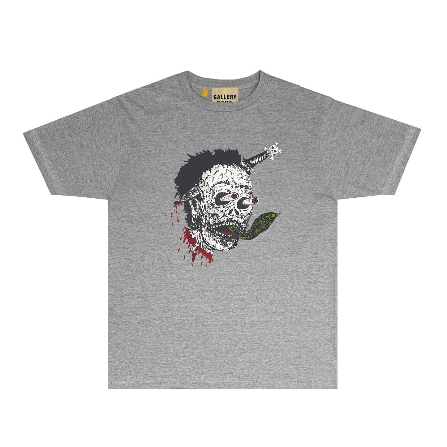 Gallery Dept T Shirt Retro Printed Loose Short-Sleeved Shirt